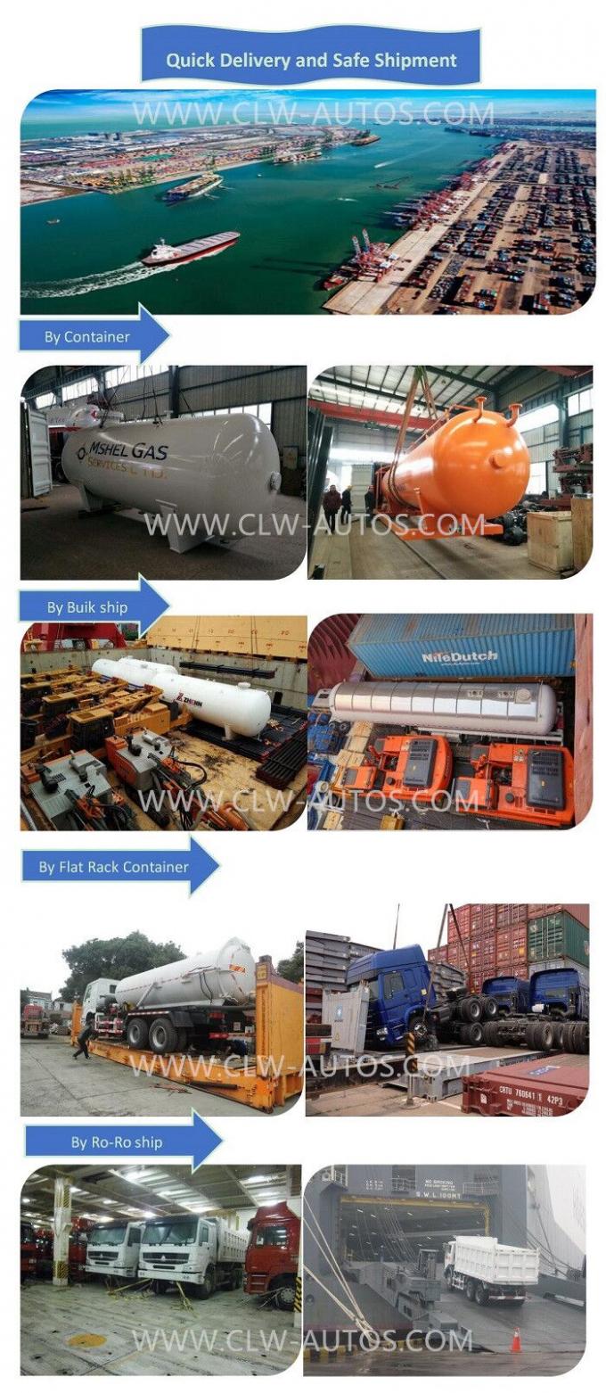 Behälter-Zufuhr-LKW JAC 8*4 34.5cbm LPG 17 Tonnen 18 Tonne mit Gas-Füllmaschine