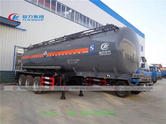 24000L 3 Axle Hydrochloric Acid Sulfuric Acid Liquid Tank Trailer