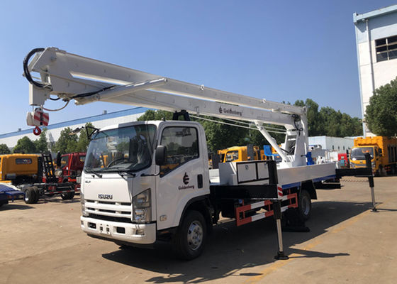 Japan ISUZU 4x2 6 Wheeler 20 22 Meter Telescopic Boom Lift Truck