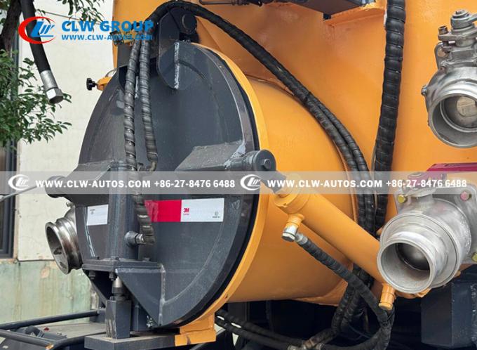 18m³ Combination Sewer Cleaning & Vacuum Truck complete setup