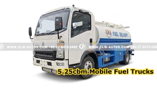 5,25 cbm mobile Tankwagen