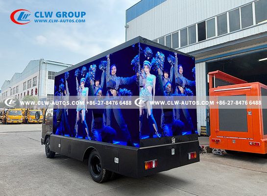 ISUZU Naked Eye 3D Billboard Mobile Outdoor LED Advertising Truck With Air Conditioner