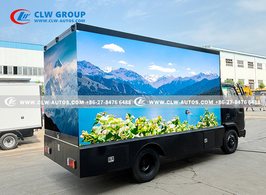 ISUZU Naked Eye 3D Billboard Mobile Outdoor LED Advertising Truck With Air Conditioner