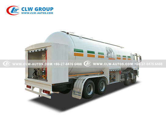 Sinotruk HOWO NX 40m³ LPG Dispenser Truck with Corrosion-Resistant Components and 400HP Diesel Engine for Bulk Propane Distribution