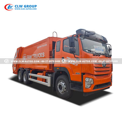FAW JK6 20CBM Garbage Compactor Truck with 260HP Engine and Rear-Loading Compression System for Efficient Waste Collection