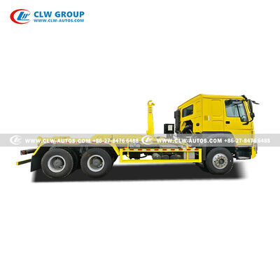 HOWO Heavy-Duty Hook Lift Garbage Truck with Powerful Hydraulic System, Sturdy Build, and Smart Safety Features