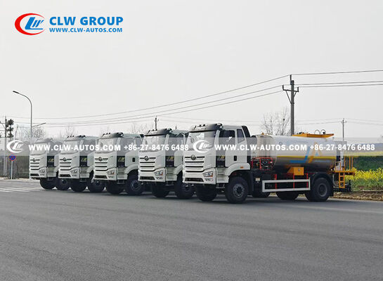FAW J6L 350HP 12000L 4X2 Intelligent Asphalt Distributor Truck with Thermal Oil Heating System