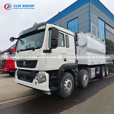 SINOTRUK HOWO 15T On-Site Mixed Explosive Truck with PLC-Based Automated Mixing and 360-Degree Rotating Hose Guide Boom