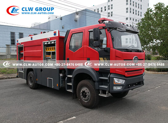 FAW J6L Fire Fighting Truck with 5000L Water Tank 2000L Foam Tank and 40-60 L/s Fire Pump for Professional Fire Brigade Operations