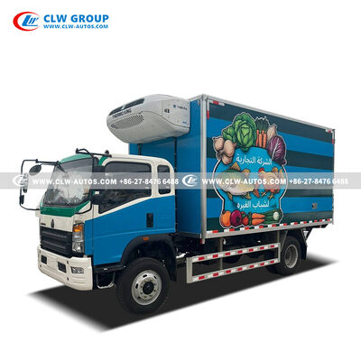 Sinotruk HOWO Light Truck Refrigerated Van with Thermo King T880 Standalone Reefer and 6.5m Insulated Box for Cold Chain Logistics