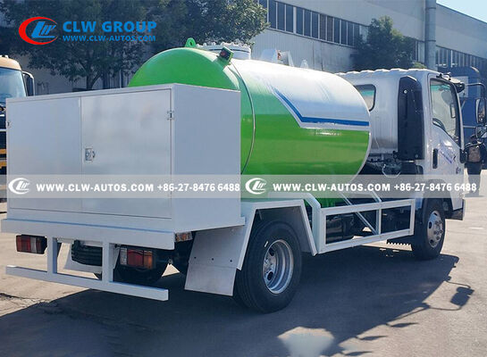 Isuzu KV100 4x2 LPG Refueling Truck with 5m³ Tank 120HP Euro 5 Engine Mobile Gas Dispensing Unit