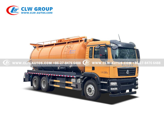 Sinotruk HOWO TX 18m³ Combination Sewer Cleaning Truck with High-Pressure Jetting System and 6m Suction Depth