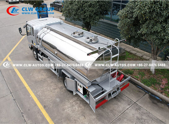 HOWO 4x2 RHD Aluminum Refueling Truck with Dual-Dispenser