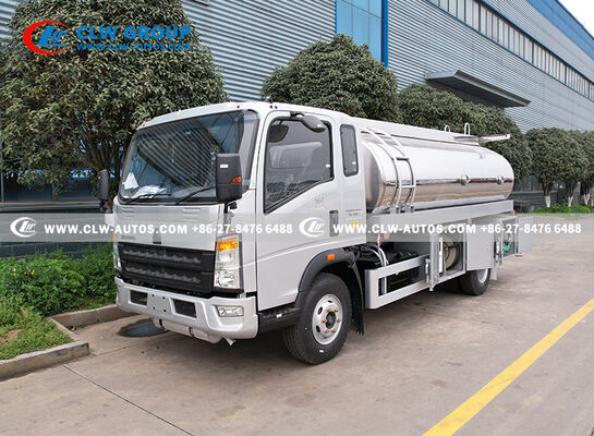 HOWO 4x2 RHD Aluminum Refueling Truck with Dual-Dispenser