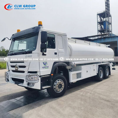 Sinotruk HOWO 6x4 20,000L Fuel Tanker Truck with 340HP Diesel Engine and PTO-Driven Pump for Bulk Fuel Transport