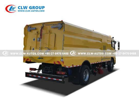 Dongfeng KR 210HP Road Sweeper Truck with 7m³ Stainless Steel Garbage Tank and 9m³ Water Tank