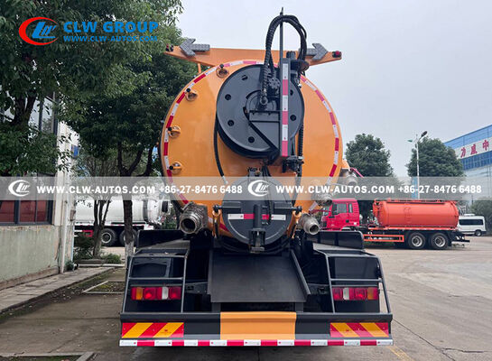 18m³ Combination Sewer Cleaning Truck with 3,500 psi High-Pressure Jetting and ≥8m Vacuum Suction Depth for Municipal Use