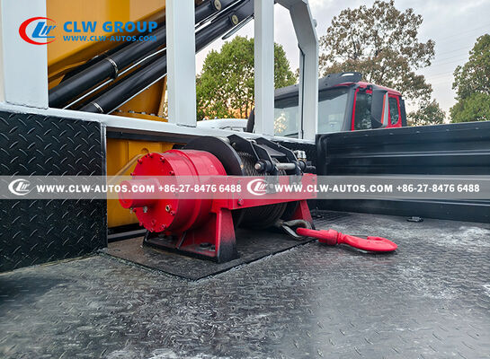 FAW JK6 6x4 Crane Truck 320HP 25T Payload Capacity With XCMG Folding Boom Crane