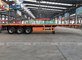 40FT 3 Axle 45 Ton Container Loading Flatbed Semi Trailer
