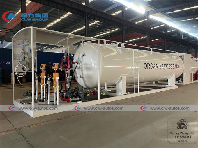 Bewegliche Fl ssiggas Anlage 20000L 10T Mit Pumpe Und Abf llwaage